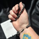 Lavastein Armbånd, 8mm (JUSTERBAR) thumbnail