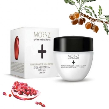Moraz Plus Eye & Neck Cream: POMEGRANATE + SHEABUTTER