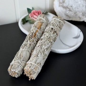 Stor Hvit Salvie Bunt 20-23cm