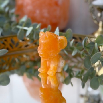 Oransje Bånd Kalsitt - Simba Figur #1