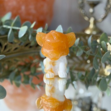 Oransje Bånd Kalsitt - Simba Figur #2