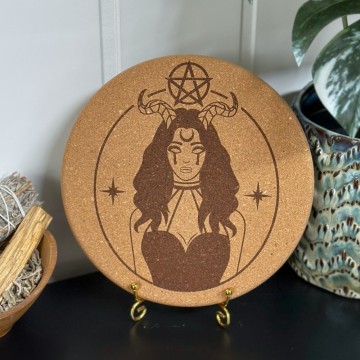 ~Witchcraft Edition~ Vel Unt's Gryteunderlag - Demonic Pentagram
