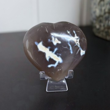 Orca Agat Hjerte #2 (Spekkhoggersteinen)