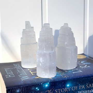 Selenitt Isberg 10cm (Satin Spar)