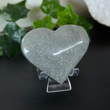 Glitrende Sage Aventurin Hjerte #4 (Aventurin med mica)