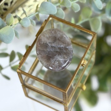 Svart Månestein Håndstein #1