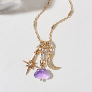 Luna Norte ~ Cloud Nine Charm Smykke - Ametyst