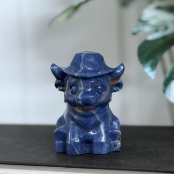 Highland Cow Cowboy i Sodalitt