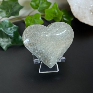 Glitrende Sage Aventurin Hjerte #3 (Aventurin med mica)