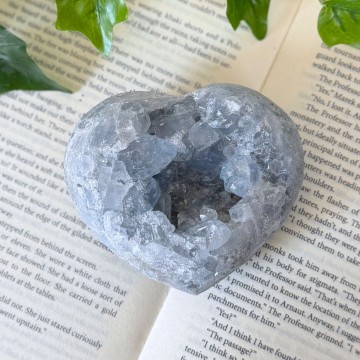 Celestin Geode Hjerte #5