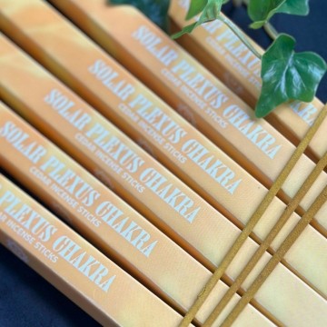 Solar Plexus Chakra Røkelsespinner ~ Sedertre