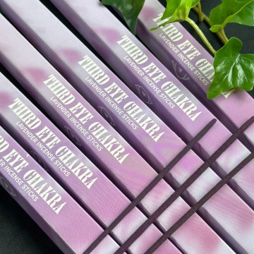 Tredje Øye Chakra Røkelsespinner ~ Lavendel