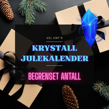Forhåndsbestilling: Vel Unt's Krystalljulekalender ~ BEGRENSET ANTALL (Sendes uke 42-46)