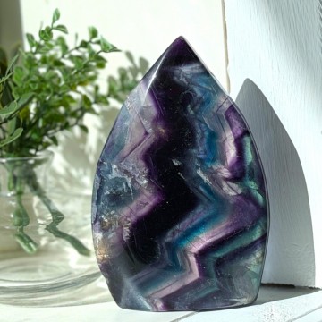 Regnbue Fluoritt Dråpe #7