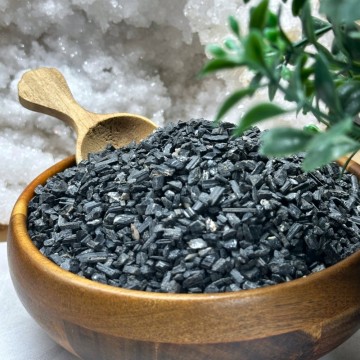 Svart Turmalin Krystallchips - 30g