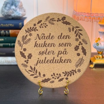 Vel Unt's Jule Gryteunderlag - Nåde den kuken som søler på juleduken