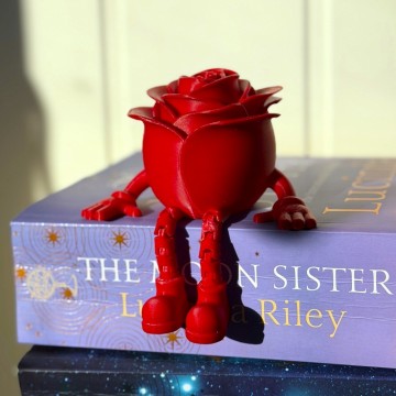 Vel Unt’s 3D Figurer - Sittende Rose