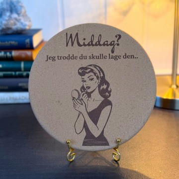 Vel Unt's Aggressive Gryteunderlag - Middag? Jeg trodde du skulle lage den..