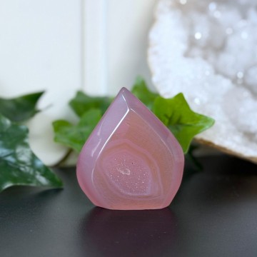 Mini Drusy Rosa Farget Agat #2