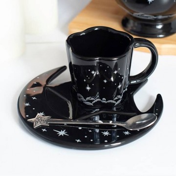 Spellbound Sky Espressosett med Måneskål og Skje
