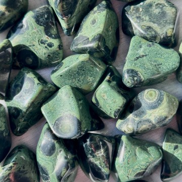 Kambaba Jaspis Tromlet Medium