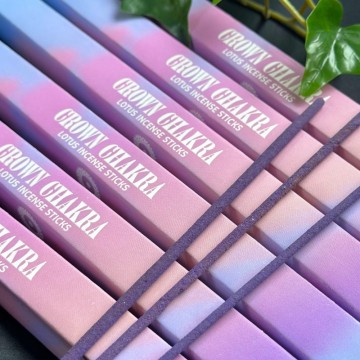 Krone Chakra Røkelsespinner ~ Lotus