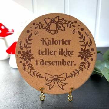 Vel Unt's Jule Gryteunderlag - Kalorier teller ikke i desember.