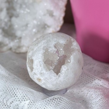 Nydelig Bergkrystall Geodekule #2