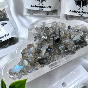 Labradoritt Krystallchips, 30g 