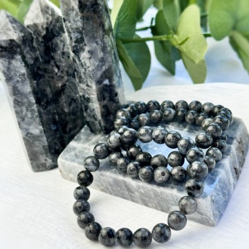 Larvikitt Armbånd, 8mm