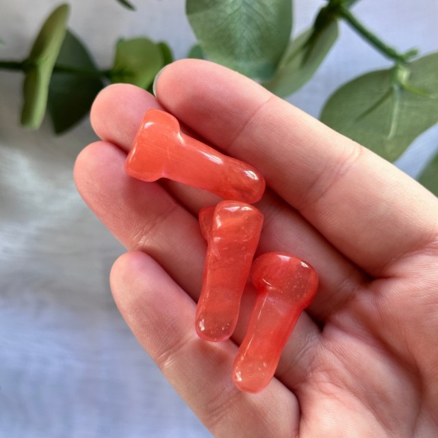 Cherry Quartz-GLASS-MAN MADE